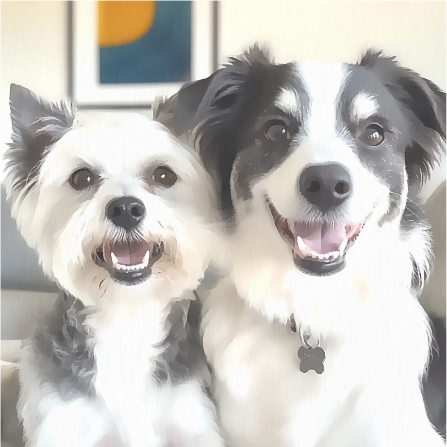 Custom Pet Puzzle - Watercolor Style