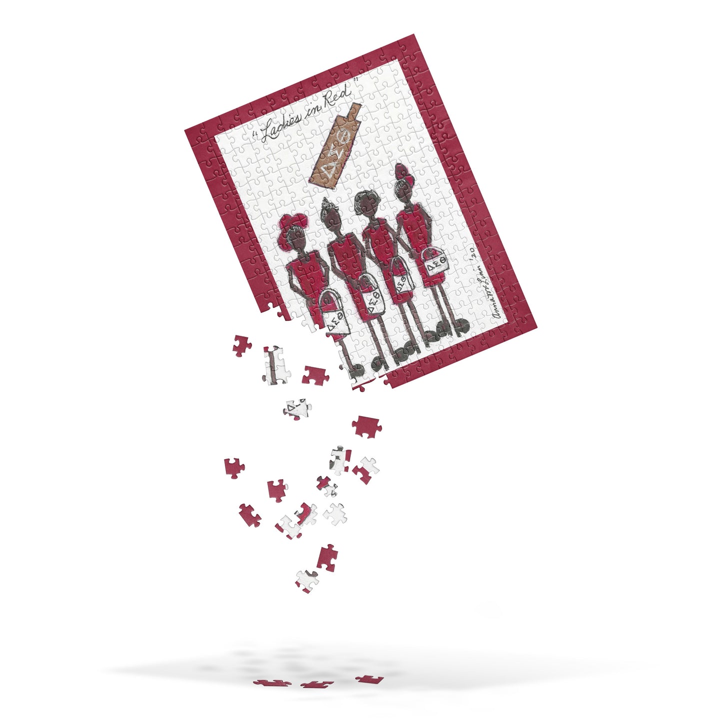 "Ladies in Red" Jigsaw Puzzle