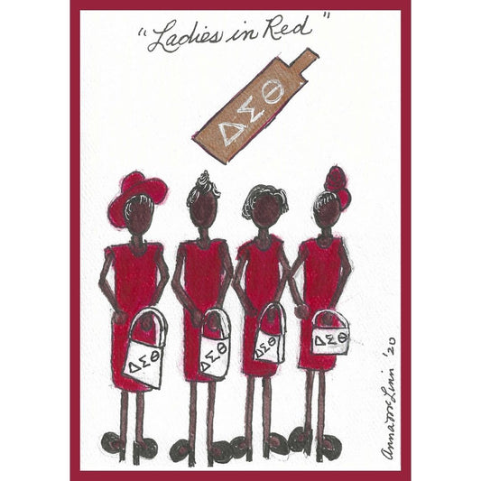 "Ladies in Red" Jigsaw Puzzle